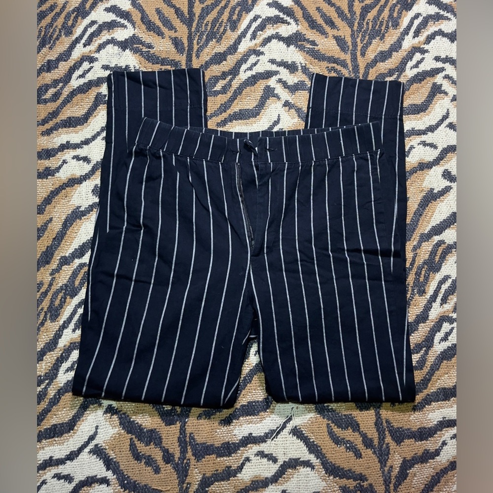 Ivy + Main Skinny Stripe Black & White Pants XS